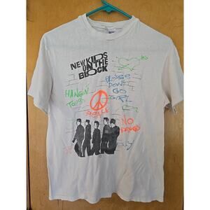 New Kids On The Block Vintage Concert T-Shirt 1989 Flaw Size Medium